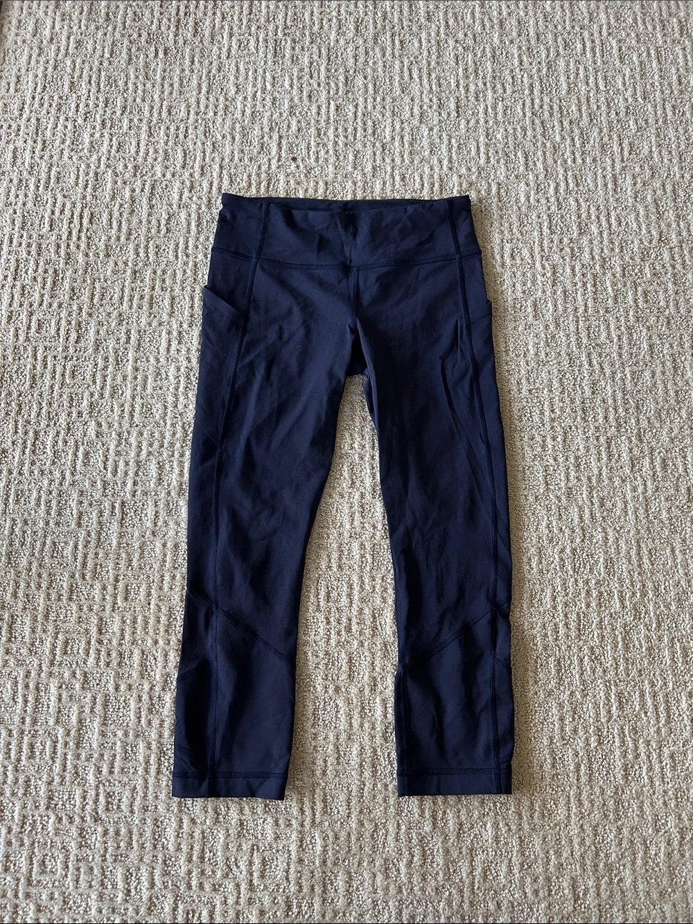 Lululemon Run Inspire Navy Performance Workout Pants